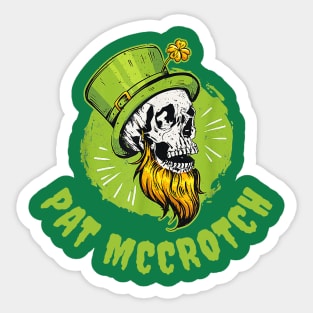 Pat Mccrotch Leprechaun Irish Sticker